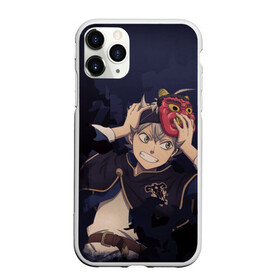 Чехол для iPhone 11 Pro матовый с принтом Черный клевер , Силикон |  | anime | black clover | аниме | аста | буракку куро:ба | гримуар | манга | пятилистник | черный клевер