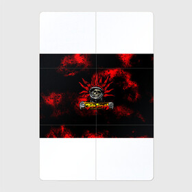 Магнитный плакат 2Х3 с принтом Элизиум череп с табличкой , Полимерный материал с магнитным слоем | 6 деталей размером 9*9 см | Тематика изображения на принте: elysium | skull | анархия | панк | рок | табличка | череп | элизиум