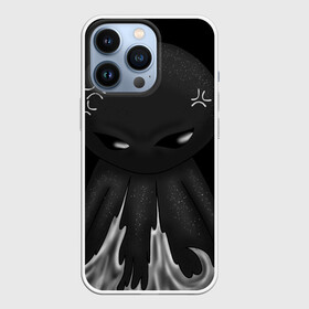 Чехол для iPhone 13 Pro с принтом Ом ном ном ,  |  | black | dark | gothic | gray | monochrome | mork2028 | shadow | гнев | готический | злость | монохромный | морк2028 | подгорает | полыхает | тёмный | тень | тьма | чёрно белый