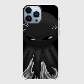Чехол для iPhone 13 Pro Max с принтом Ом ном ном ,  |  | Тематика изображения на принте: black | dark | gothic | gray | monochrome | mork2028 | shadow | гнев | готический | злость | монохромный | морк2028 | подгорает | полыхает | тёмный | тень | тьма | чёрно белый