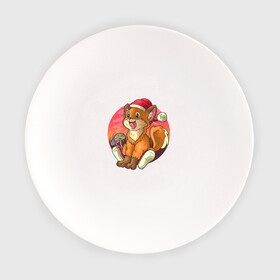 Тарелка с принтом Новогодний лисёнок , фарфор | диаметр - 210 мм
диаметр для нанесения принта - 120 мм | Тематика изображения на принте: арт | грибочки | дикое животное | иллюстрация | лисёнок