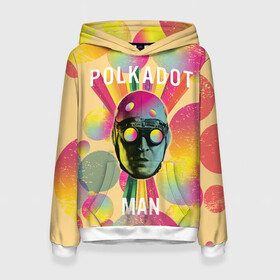 Женская толстовка 3D с принтом Polkadot Man , 100% полиэстер  | двухслойный капюшон со шнурком для регулировки, мягкие манжеты на рукавах и по низу толстовки, спереди карман-кенгуру с мягким внутренним слоем. | polka dot man | polkadot man | suicide squad | the suicide squad | vdzabma | человек в горошек