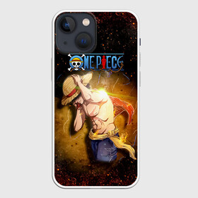 Чехол для iPhone 13 mini с принтом Мощный торс Луффи One Piece ,  |  | anime | manga | monkey d. luffy | one piece | аниме | большой куш | ван пис | вон пис | капитан | король пиратов | луси | луфи | луффи | луффи но уми | луффи таро | манга | манки д. луффи | мугивара | пират | пятый император