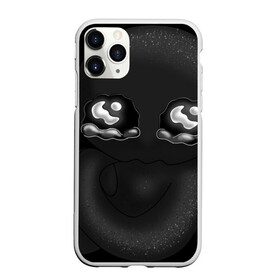 Чехол для iPhone 11 Pro Max матовый с принтом Плакса , Силикон |  | black | black and white | crybaby | dark | gothic | gray | monochrome | mork2028 | shadow | готический | монохромный | морк2028 | плакса | плачь | серый | тёмный | тень | тьма | чёрно белый | чёрный | эмоции