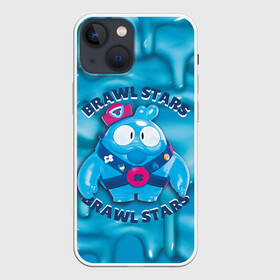 Чехол для iPhone 13 mini с принтом Скуик и слизь ,  |  | brawler | goo | slime | squeak | сквик | слайм