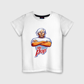 Детская футболка хлопок с принтом Энди Уорхол Mr.pop , 100% хлопок | круглый вырез горловины, полуприлегающий силуэт, длина до линии бедер | andy warhol | искусство | художник | энди уорхол