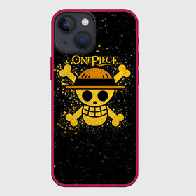 Чехол для iPhone 13 mini с принтом Веселый Роджер пиратов Соломенной Шляпы ,  |  | anime | manga | one piece | аниме | большой куш | ван пис | весёлый роджер | вон пис | король пиратов | логотип | манга | монки д. луффи | мугивары | перекрещённый костями | пират | пиратский флаг