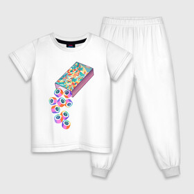 Детская пижама хлопок с принтом Ko Ko Bop Essential , 100% хлопок |  брюки и футболка прямого кроя, без карманов, на брюках мягкая резинка на поясе и по низу штанин
 | 3racha | bts | bts idol | exid hot pink | ikon | kokobop essential | kpop | stay gold | txt | кейпоп | корейская музыка | корея | кпоп | поп