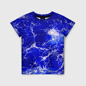 Детская футболка 3D с принтом Морские волны! , 100% гипоаллергенный полиэфир | прямой крой, круглый вырез горловины, длина до линии бедер, чуть спущенное плечо, ткань немного тянется | гавайи. | море | океан | отдых | пляж | спокойствие | штиль
