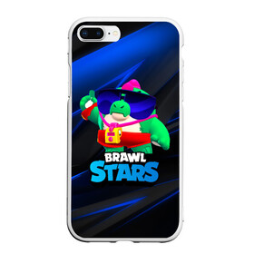 Чехол для iPhone 7Plus/8 Plus матовый с принтом Базз Buzz Brawl Stars , Силикон | Область печати: задняя сторона чехла, без боковых панелей | brawl | brawl stars | brawlstars | brawl_stars | buz | buzz | баз | базз | бравл | бравлстарс | буз