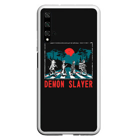 Чехол для Honor 20 с принтом Demon slayer , Силикон | Область печати: задняя сторона чехла, без боковых панелей | anime | beatles | kimetsu no yaiba | аниме | анимэ | битлз | клинок рассекающий демонов