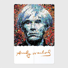 Магнитный плакат 2Х3 с принтом Andy Warhol , Полимерный материал с магнитным слоем | 6 деталей размером 9*9 см | Тематика изображения на принте: andy warhol | art | legend | pop art | portrait | signature | искусство | легенда | подпись | поп арт | портрет | энди уорхол