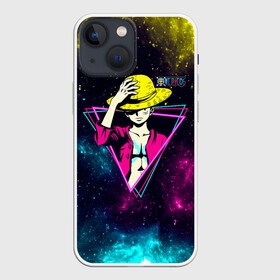 Чехол для iPhone 13 mini с принтом Космический Луффи One Piece ,  |  | anime | manga | monkey d. luffy | one piece | аниме | большой куш | ван пис | вон пис | капитан | король пиратов | луси | луфи | луффи | луффи но уми | луффи таро | манга | манки д. луффи | мугивара | пират | пятый император