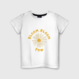 Детская футболка хлопок с принтом THE BOYZ Bloom Bloom Pow Cute  , 100% хлопок | круглый вырез горловины, полуприлегающий силуэт, длина до линии бедер | Тематика изображения на принте: 3racha | bts | bts idol | drake | exid hot pink | ikon | kpop | sleepy baby wolf | stay gold | the boyz bloom bloom pow cute retro lyrics | кейпоп | корейская музыка | корея | кпоп | поп