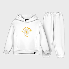 Детский костюм хлопок Oversize с принтом THE BOYZ Bloom Bloom Pow Cute ,  |  | Тематика изображения на принте: 3racha | bts | bts idol | drake | exid hot pink | ikon | kpop | sleepy baby wolf | stay gold | the boyz bloom bloom pow cute retro lyrics | кейпоп | корейская музыка | корея | кпоп | поп