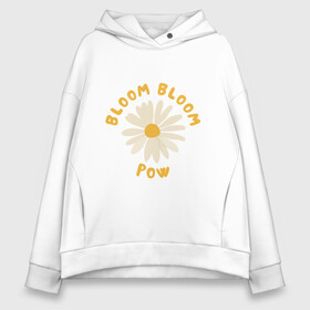 Женское худи Oversize хлопок с принтом THE BOYZ Bloom Bloom Pow Cute  , френч-терри — 70% хлопок, 30% полиэстер. Мягкий теплый начес внутри —100% хлопок | боковые карманы, эластичные манжеты и нижняя кромка, капюшон на магнитной кнопке | 3racha | bts | bts idol | drake | exid hot pink | ikon | kpop | sleepy baby wolf | stay gold | the boyz bloom bloom pow cute retro lyrics | кейпоп | корейская музыка | корея | кпоп | поп