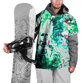 Накидка на куртку 3D с принтом Берюза Морской , 100% полиэстер |  | гавайи. | море | океан | отдых | пляж | спокойствие | штиль
