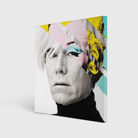 Холст квадратный с принтом Энди Уорхол | Andy Warhol , 100% ПВХ |  | Тематика изображения на принте: andy warhol | художник | энди уорхол