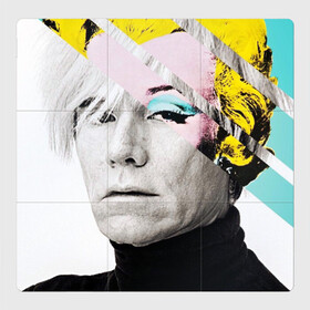 Магнитный плакат 3Х3 с принтом Энди Уорхол | Andy Warhol , Полимерный материал с магнитным слоем | 9 деталей размером 9*9 см | Тематика изображения на принте: andy warhol | художник | энди уорхол