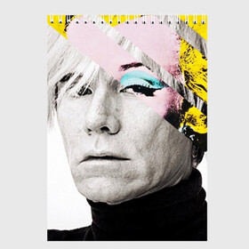 Скетчбук с принтом Энди Уорхол | Andy Warhol , 100% бумага
 | 48 листов, плотность листов — 100 г/м2, плотность картонной обложки — 250 г/м2. Листы скреплены сверху удобной пружинной спиралью | Тематика изображения на принте: andy warhol | художник | энди уорхол