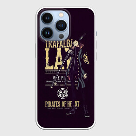 Чехол для iPhone 13 Pro с принтом Трафальгар Ло | Пираты Сердца ,  |  | anime | manga | one piece | trafalgar d. water law | аниме | большой куш | ван пис | вон пис | доктор | капитан | король пиратов | лого | манга | пират | пираты сердца | ситибукай | смайл | трафальгар д. ватер ло