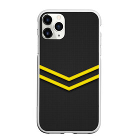 Чехол для iPhone 11 Pro матовый с принтом Black and Yellow , Силикон |  | Тематика изображения на принте: black | yellow | арт | иллюстрация