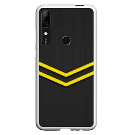 Чехол для Honor P Smart Z с принтом Black and Yellow , Силикон | Область печати: задняя сторона чехла, без боковых панелей | Тематика изображения на принте: black | yellow | арт | иллюстрация