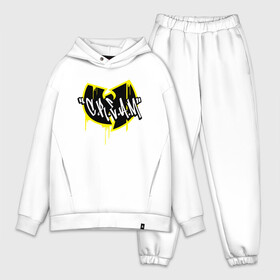 Мужской костюм хлопок OVERSIZE с принтом Wu Tang CREAM ,  |  | black | cream | gza | hip hop | method man | music | new york | odb | old school | rap | rza | wu tang | wu tang clan | аудио | винил | ву тэнг | граффити | диджей | кассета | микрофон | музыка | нью йорк | пластинка | рэп | рэпер | хип хоп