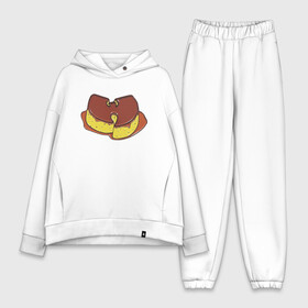 Женский костюм хлопок Oversize с принтом Wu Tang Cookie ,  |  | black | cream | gza | hip hop | method man | music | new york | odb | old school | rap | rza | wu tang | wu tang clan | аудио | винил | ву тэнг | граффити | диджей | кассета | микрофон | музыка | нью йорк | пластинка | рэп | рэпер | хип хоп