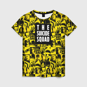 Женская футболка 3D с принтом The Suicide Squad , 100% полиэфир ( синтетическое хлопкоподобное полотно) | прямой крой, круглый вырез горловины, длина до линии бедер | dc | squad | suicide squad | vdkarsvet | акула | миротворец | миссия навылет | отряд | харли квинн | человек в горошек