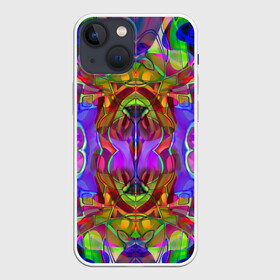 Чехол для iPhone 13 mini с принтом Психоделика   Абстракция ,  |  | pop art | абстракция | арт | геометрия | психоделика | тренды