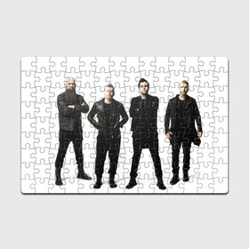 Головоломка Пазл магнитный 126 элементов с принтом Three Days Grace band , полимерный материал с магнитным слоем | 126 деталей, размер изделия —  180*270 мм | alternative | metall | music | rock | three days grace | адам гонтье | альтернатива | металл | музыка | рок | три дэйс грэйс