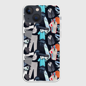 Чехол для iPhone 13 mini с принтом СтиЛьная Одежда ,  |  | мода | мужчины | очки | паттерн | стиль