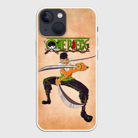 Чехол для iPhone 13 mini с принтом Зоро  | One Piece. Большой куш ,  |  | anime | manga | one piece | zoro roronoa | аниме | большой куш | ван пис | великий флот | вон пис | зородзюро | король пиратов | манга | мечник | охотник за головами | охотник на пиратов | пират