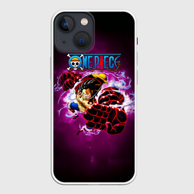 Чехол для iPhone 13 mini с принтом Атака резинового Луффи | One Piece ,  |  | anime | manga | monkey d. luffy | one piece | аниме | большой куш | ван пис | вон пис | капитан | король пиратов | луси | луфи | луффи | луффи но уми | луффи таро | манга | манки д. луффи | мугивара | пират | пятый император