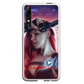 Чехол для Honor P Smart Z с принтом CYBERPUNK ПАНКРОК , Силикон | Область печати: задняя сторона чехла, без боковых панелей | Тематика изображения на принте: cuberpunk 2077 | ви | джонни сильверхенд | киану ривз | мелиса | рок н рол | самурай