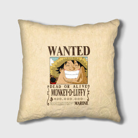 Подушка 3D с принтом WANTED Monkey D. Luffy , наволочка – 100% полиэстер, наполнитель – холлофайбер (легкий наполнитель, не вызывает аллергию). | состоит из подушки и наволочки. Наволочка на молнии, легко снимается для стирки | Тематика изображения на принте: anime | manga | monkey d. luffy | one piece | аниме | большой куш | ван пис | вон пис | гол д. роджер | кайдо | король пиратов | луфи | луффи | манга | манки д. луффи | нами | нико робин | пират | портгас д. эйс | ророноа зоро