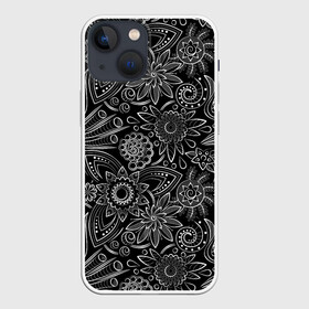 Чехол для iPhone 13 mini с принтом Garden ,  |  | классика | растения | спокойствие | узор | цветы