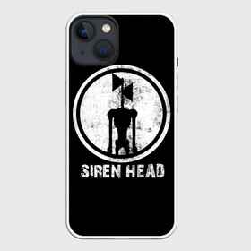 Чехол для iPhone 13 с принтом СИРЕНОГОЛОВЫЙ ЧБ ,  |  | siren head | игра | монстр | сиреноголовый | существо | хоррор