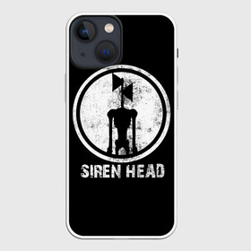 Чехол для iPhone 13 mini с принтом СИРЕНОГОЛОВЫЙ ЧБ ,  |  | Тематика изображения на принте: siren head | игра | монстр | сиреноголовый | существо | хоррор