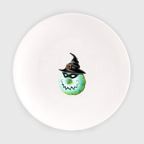 Тарелка с принтом Ведьмина тыковка , фарфор | диаметр - 210 мм
диаметр для нанесения принта - 120 мм | Тематика изображения на принте: ведьмина тыковка | маска | тыква | улыбка | хэллоуин | шляпа