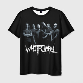 Мужская футболка 3D с принтом Whitechapel , 100% полиэфир | прямой крой, круглый вырез горловины, длина до линии бедер | core | death metal | deathcore | metal | whitechapel