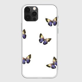 Чехол для iPhone 12 Pro Max с принтом Бабочки акварелью , Силикон |  | акварель | бабочка | крылья | насекомое | рисунок