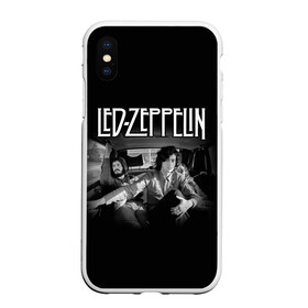 Чехол для iPhone XS Max матовый с принтом Led Zeppelin , Силикон | Область печати: задняя сторона чехла, без боковых панелей | Тематика изображения на принте: british | england | folk | hardcore | hardrock | led zeppelin | metal | music | punk | retro | rock | usa | гранж | джимми пейдж | лед цеппелин | метал | музыка | панк | ретро | роберт плант | рок | сша | фолк