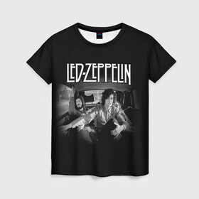 Женская футболка 3D с принтом Led Zeppelin , 100% полиэфир ( синтетическое хлопкоподобное полотно) | прямой крой, круглый вырез горловины, длина до линии бедер | british | england | folk | hardcore | hardrock | led zeppelin | metal | music | punk | retro | rock | usa | гранж | джимми пейдж | лед цеппелин | метал | музыка | панк | ретро | роберт плант | рок | сша | фолк
