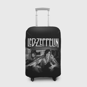 Чехол для чемодана 3D с принтом Led Zeppelin , 86% полиэфир, 14% спандекс | двустороннее нанесение принта, прорези для ручек и колес | british | england | folk | hardcore | hardrock | led zeppelin | metal | music | punk | retro | rock | usa | гранж | джимми пейдж | лед цеппелин | метал | музыка | панк | ретро | роберт плант | рок | сша | фолк