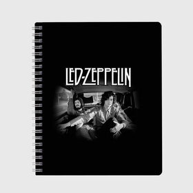 Тетрадь с принтом Led Zeppelin , 100% бумага | 48 листов, плотность листов — 60 г/м2, плотность картонной обложки — 250 г/м2. Листы скреплены сбоку удобной пружинной спиралью. Уголки страниц и обложки скругленные. Цвет линий — светло-серый
 | british | england | folk | hardcore | hardrock | led zeppelin | metal | music | punk | retro | rock | usa | гранж | джимми пейдж | лед цеппелин | метал | музыка | панк | ретро | роберт плант | рок | сша | фолк