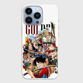 Чехол для iPhone 13 Pro с принтом Пираты One Piece. Большой куш ,  |  | Тематика изображения на принте: anime | manga | monkey d. luffy | one piece | аниме | большой куш | бэгги | ван пис | вон пис | джоз | кодзуки оден | король пиратов | красноволосый шанкс | луфи | луффи | манга | манки д. луффи | марко | пират