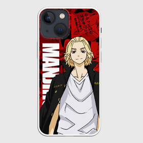 Чехол для iPhone 13 mini с принтом Мики, Мандзиро Сано ,  |  | anime | manjirou | manjirou sano | sano | tokyo revengers | аниме | манджиро | мандзиро | мандзиро сано | мики | сано | токийские мстители