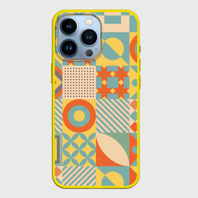 Чехол для iPhone 13 Pro с принтом Геометрия ,  |  | Тематика изображения на принте: геометрия | краски | круги | кубы | минимализм | треугольники